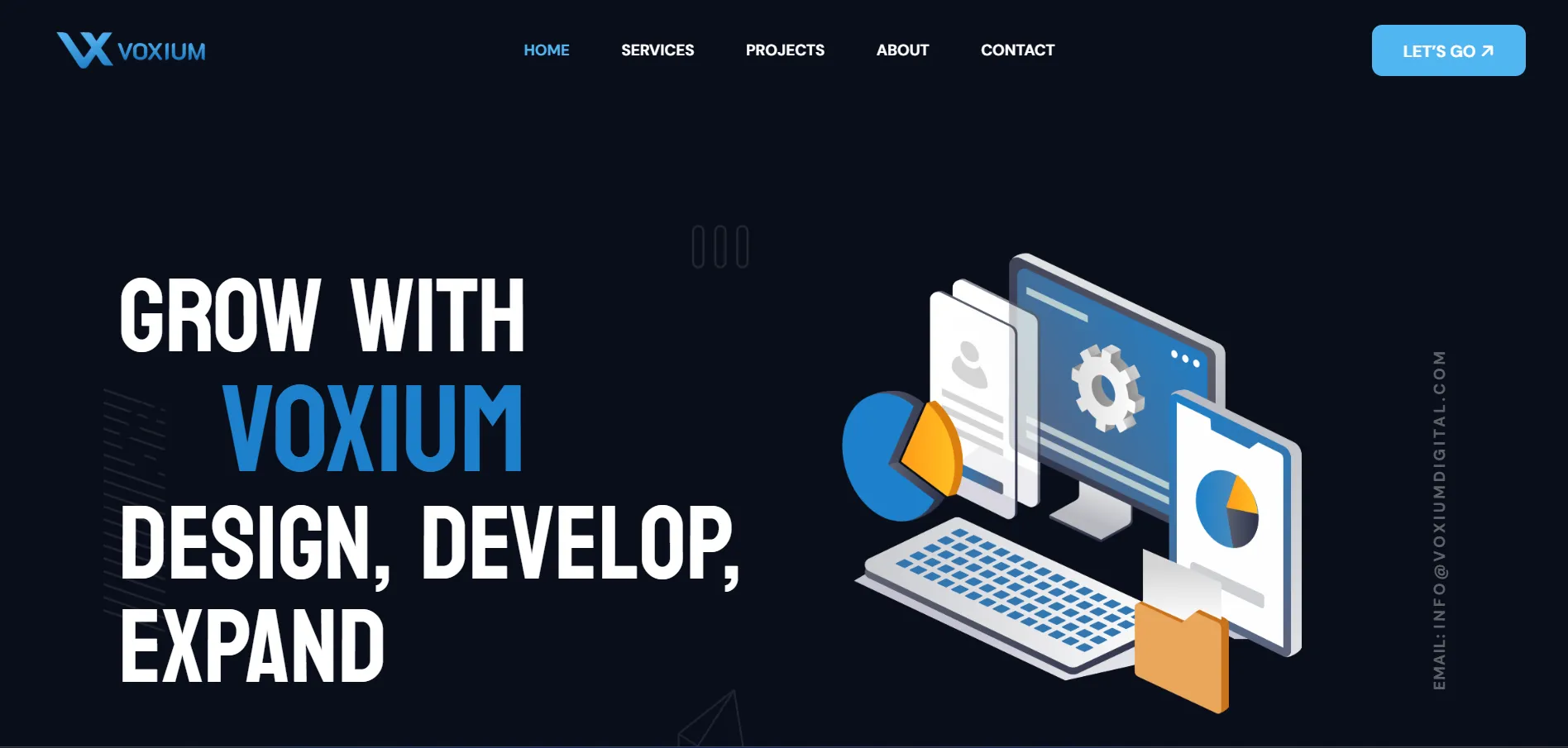 VoxiumDigital – Agency Site preview
